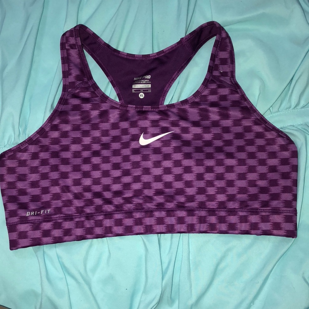 New purple sports bra